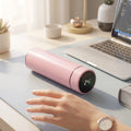 500ml Smart Temperature Display Vacuum Flask — Stainless Steel, Portable Office & Travel Cup